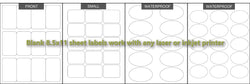 soap blank sheet labels