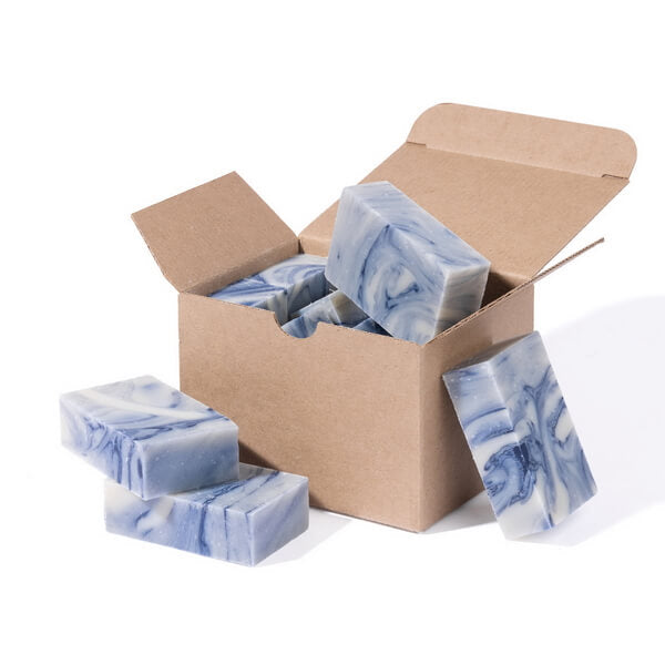 Cypress Lavender Swirl Bar Soap - 4 oz 10 pack