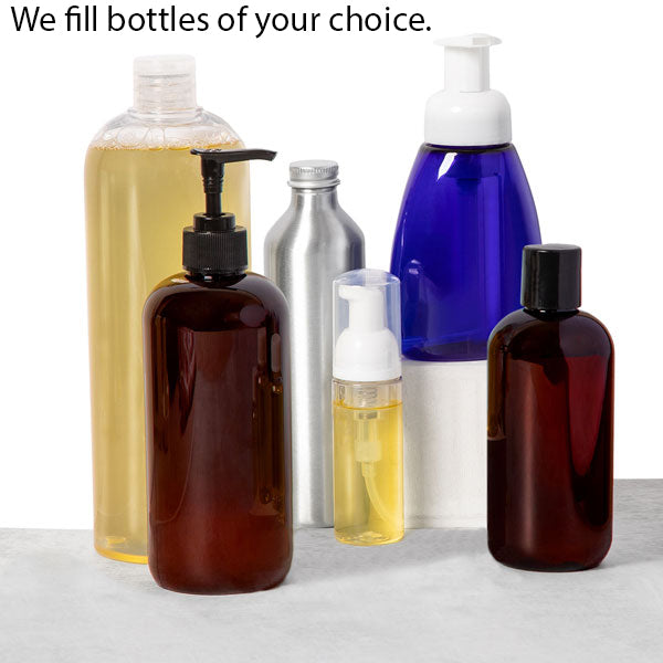 Custom liquid soap bottles. We fill all sizes and shapes.