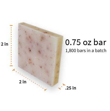 0.75 oz custom soap