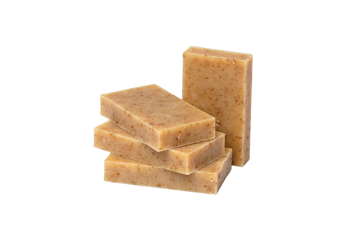 bars of oatmeal spice soap