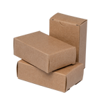 kraft brown colored soap boxes