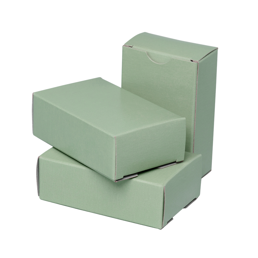 
                  
                    sage colored soap boxes
                  
                
