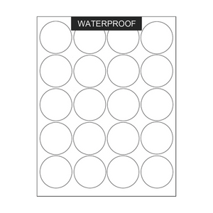 
                  
                    waterproof blank circle sheet labels
                  
                