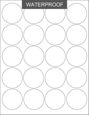 
                  
                    blank waterproof circle sheet labels
                  
                