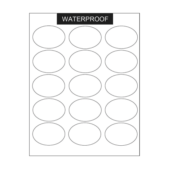 
                  
                    small oval waterproof blank sheet labels
                  
                