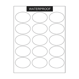 
                  
                    small oval waterproof blank sheet labels
                  
                