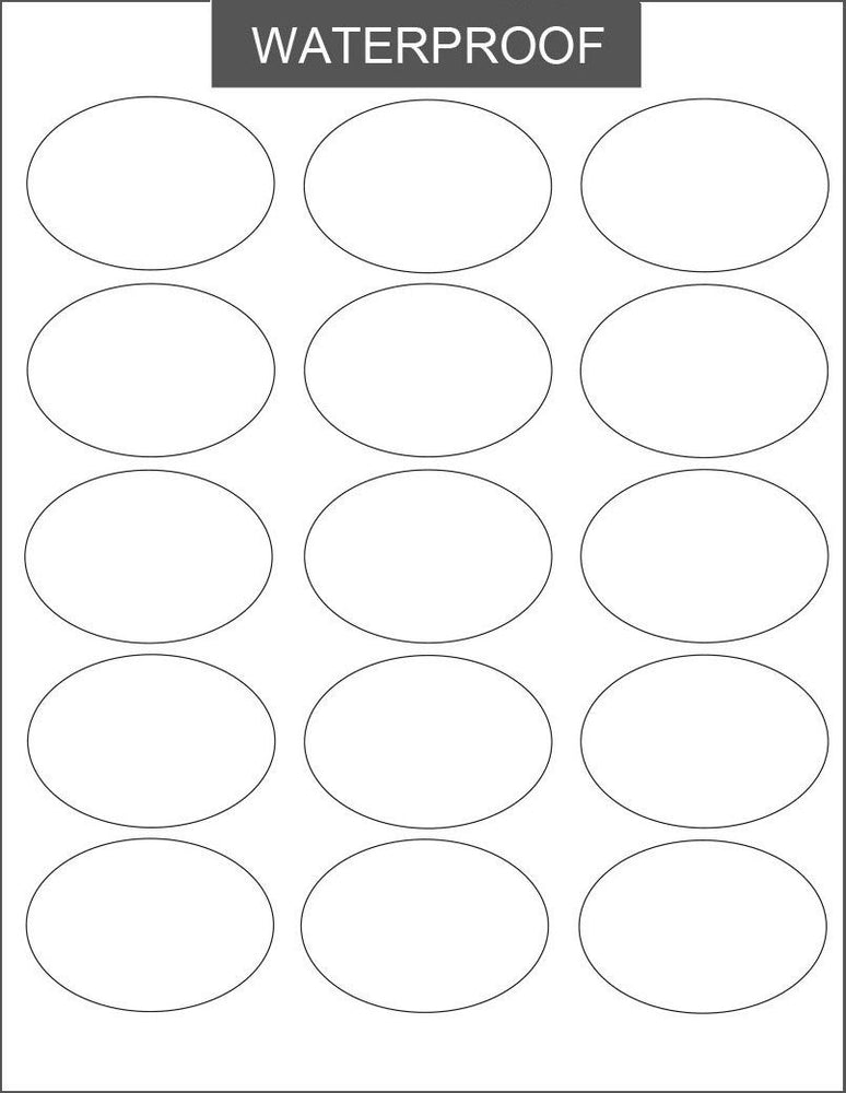 
                  
                    waterproof small oval blank sheet labels
                  
                